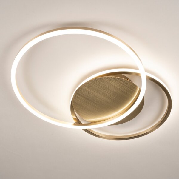 Stropní stmívatelné LED svítidlo Omega 540 Gold (LMD)