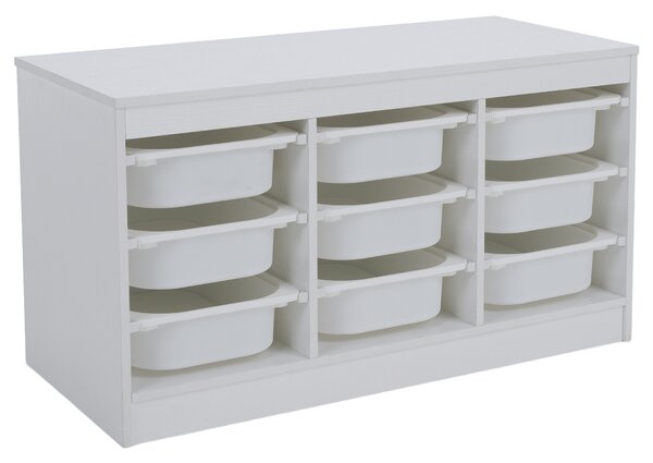 Organizér s úložnými boxy Trima (bílá)