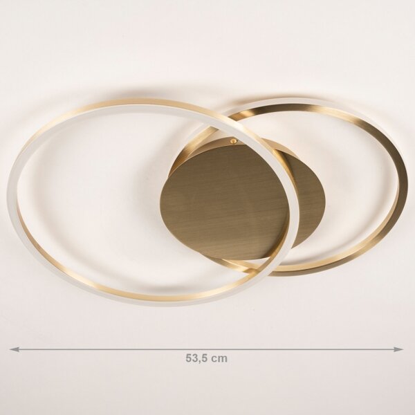 Stropní stmívatelné LED svítidlo Omega 540 Gold (LMD)