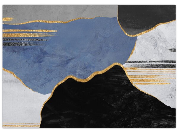 Obraz - Texturované tvary (70x50 cm)