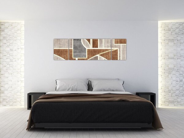 Obraz - Tvary (170x50 cm)