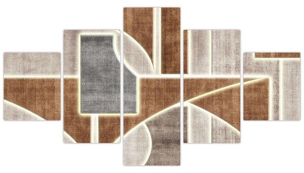 Obraz - Tvary (125x70 cm)