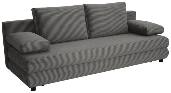 ROZKLÁDACÍ POHOVKA, textil, tmavě šedá home24 - Rozkládací sedačky