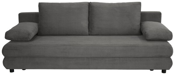 ROZKLÁDACÍ POHOVKA, textil, tmavě šedá home24 - Rozkládací sedačky