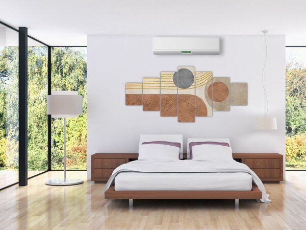 Obraz - Moderní koláž (210x100 cm)