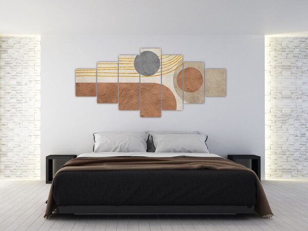 Obraz - Moderní koláž (210x100 cm)