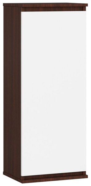 Nástěnná vitrínka CLP W40 - wenge/bílá