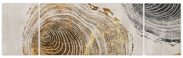 Obraz - Abstrakce kmenů (170x50 cm)