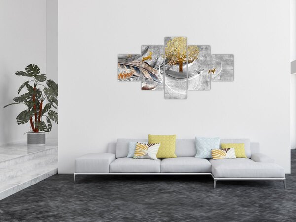 Obraz - Koláž (125x70 cm)