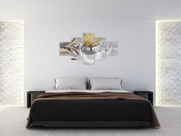 Obraz - Koláž (125x70 cm)