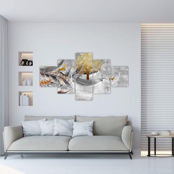 Obraz - Koláž (125x70 cm)