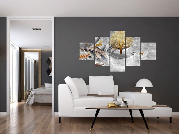 Obraz - Koláž (125x70 cm)