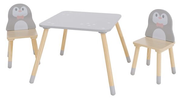 Dětský set 1+2 Savia Typ 2 (šedá + přírodní)