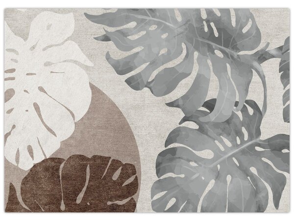 Obraz - Design s listy (70x50 cm)