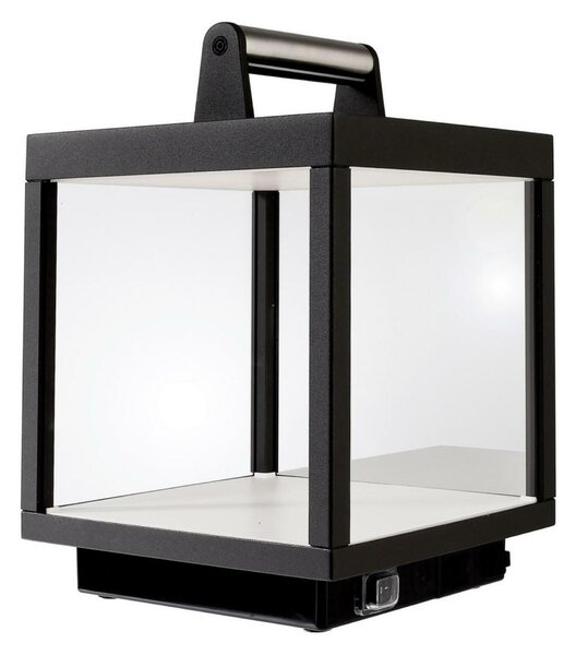 VÝPRODEJ VZORKU Deko-Light stolní lampa Lacertae USB 5V DC 5,00 W 3000 K 460 lm 180 tmavěšedá 346009