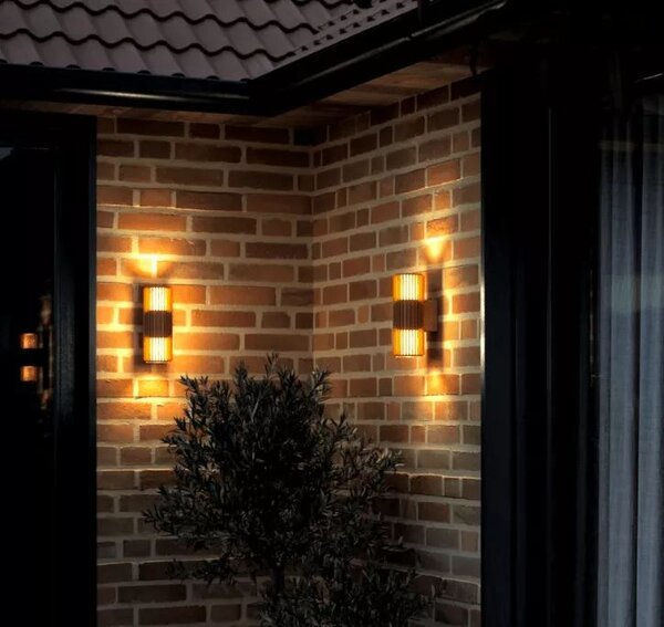 Nordlux Aludra venkovní nástěnné svítidlo 2x15 W hnědá 2418121261