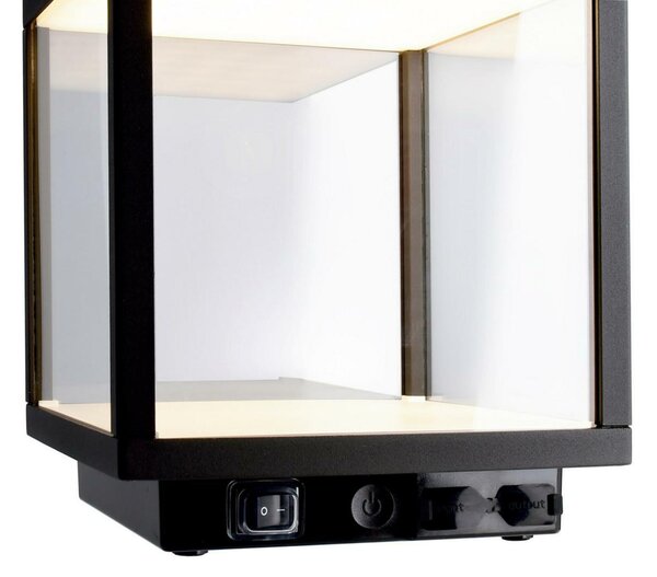 VÝPRODEJ VZORKU Deko-Light stolní lampa Lacertae USB 5V DC 5,00 W 3000 K 460 lm 180 tmavěšedá 346009
