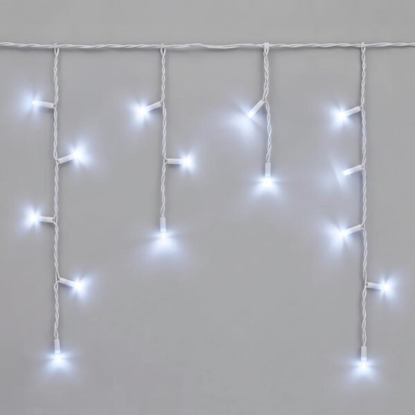 LED Venkovní řetěz 50xLED/3x0,4m IP44 studená bílá