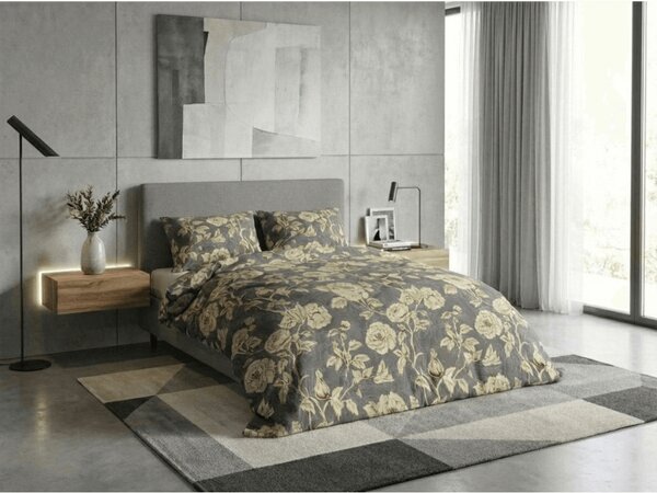 Flanelové povlečení LUXFLOWER šedé Rozměr povlečení: 70 x 90 cm | 140 x 200 cm