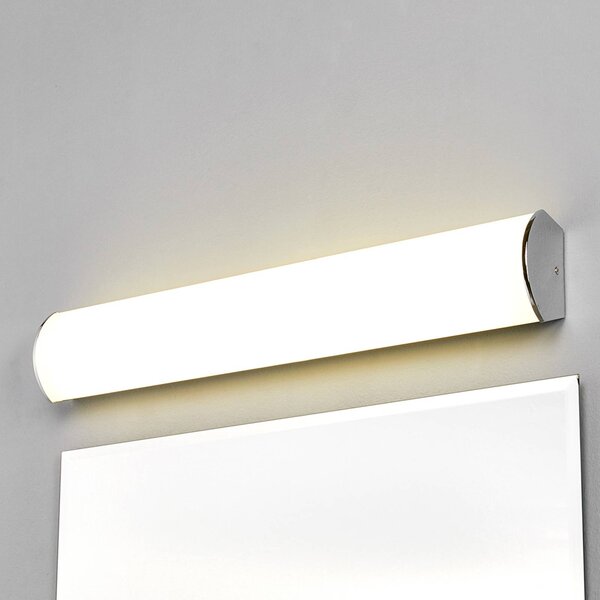 Lindby LED nástěnné světlo Elanur do koupelny, Chrom / stříbro, Koupelna, kov, Moderní