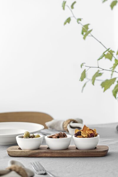 Villeroy & Boch 10-4130-9023 Misky na omáčky a dipy Artesano Original s podnosem 4 díly