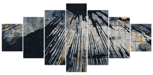 Obraz - Abstrakce (210x100 cm)