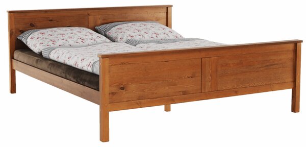 Manželská postel 180 cm Prova (dub) (s roštem)