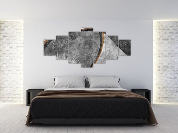 Obraz - Abstrakce v betonu (210x100 cm)