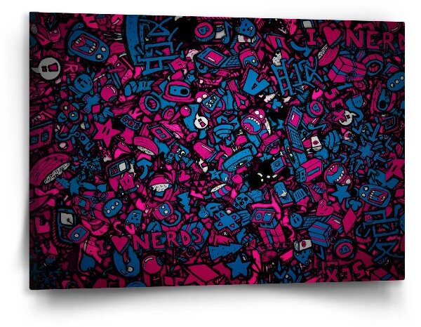 Sablio Obraz Kreslené obrázky - 120x80 cm
