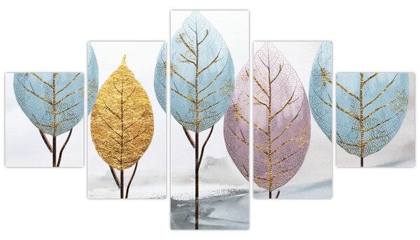 Obraz - Designové stromy (125x70 cm)