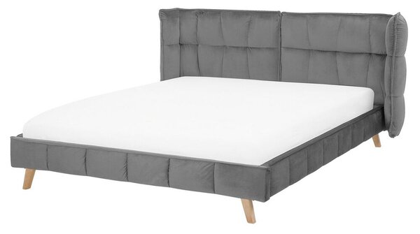 Manželská postel 160 cm SENEL (s roštem) (šedá). 1007510