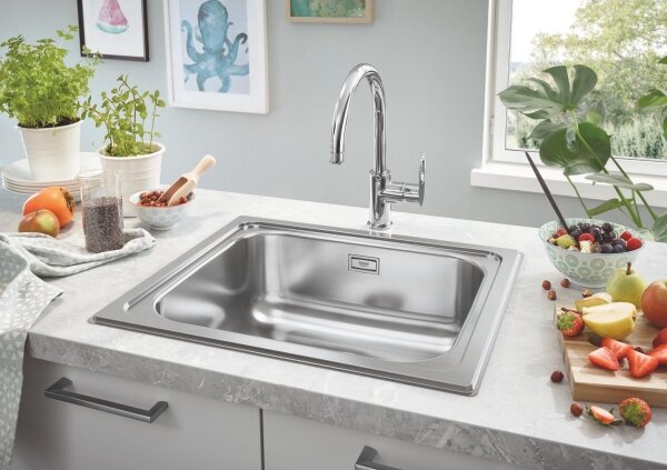 GROHE 31368000 - Dřezová baterie BAULOOP 332 mm lesklý chrom