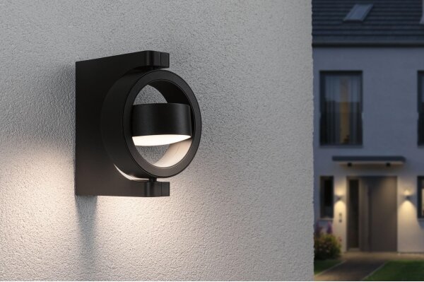 Paulmann 94406 - LED/8W IP44 Venkovní nástěnné svítidlo SWIVEA 230V