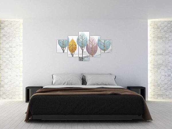 Obraz - Designové stromy (125x70 cm)