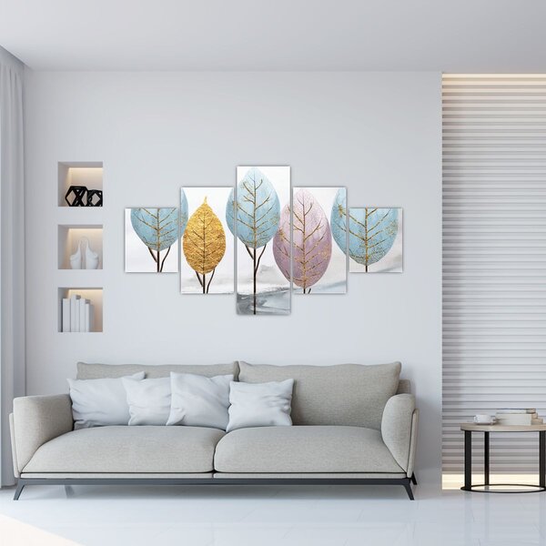 Obraz - Designové stromy (125x70 cm)