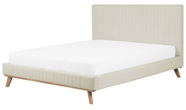 Manželská postel 180 cm TALLE (s roštem) (béžová). 1007530