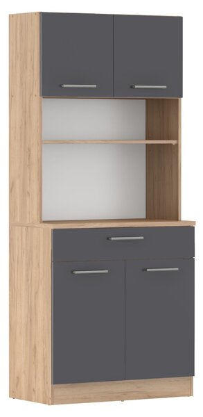 Kuchyňský kout Domini New (dub artisan + grafit)
