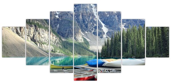 Obraz - Moraine Lake (210x100 cm)