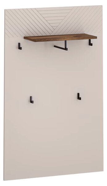 Věšákový panel 80 cm Explicaba (kašmír + dub castello)