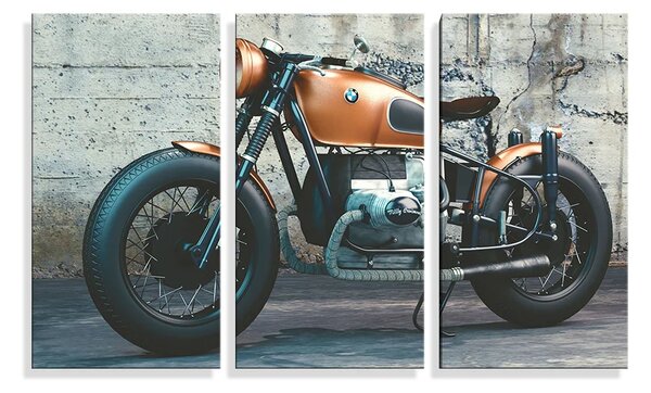 Sablio Obraz - 3-dílný Motorka - 120x80 cm
