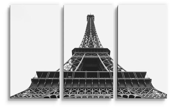 Sablio Obraz - 3-dílný Eiffel Tower 4 - 120x80 cm