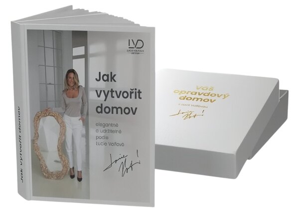 Lucie Volfová Design Kniha o designu „Jak vytvořit domov“
