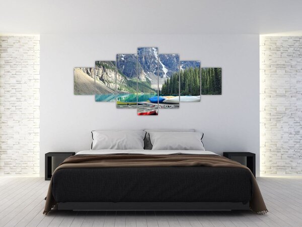 Obraz - Moraine Lake (210x100 cm)