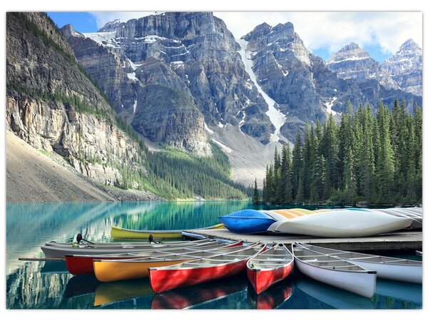 Obraz - Moraine Lake (70x50 cm)