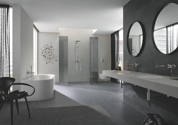 GROHE 19408DC1 - Umyvadlová baterie ESSENCE 183 mm nerez