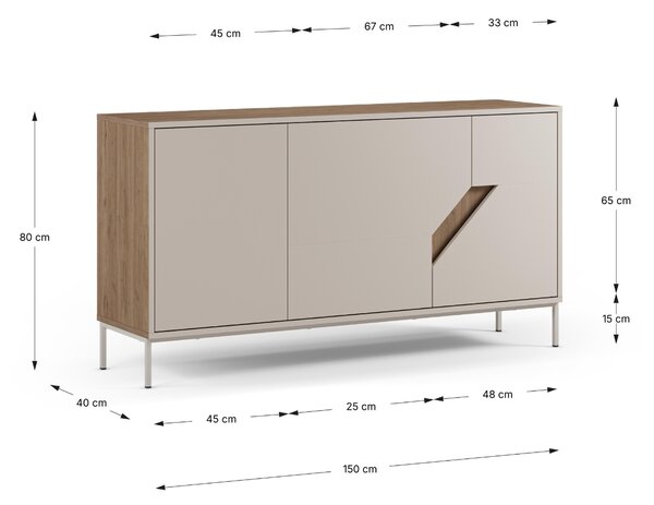 Marckeric Komoda Lilou 150 x 40 cm
