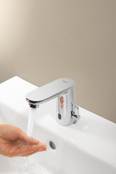 GROHE 36366002 - Elektronická umyvadlová baterie GET E lesklý chrom