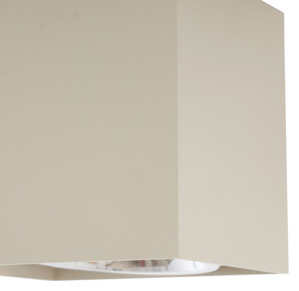 Moderní nástěnné bodové svítidlo béžové, otočné, G9 - Box