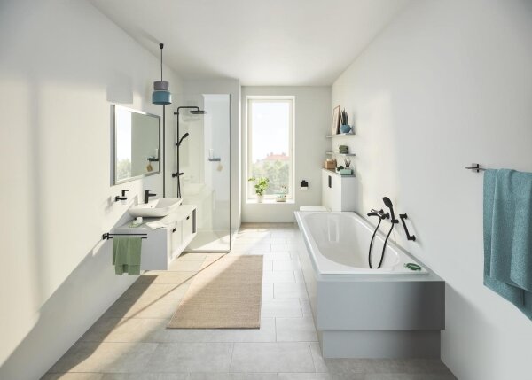 GROHE 410942430 - Vanové madlo START CUBE 354 mm černá
