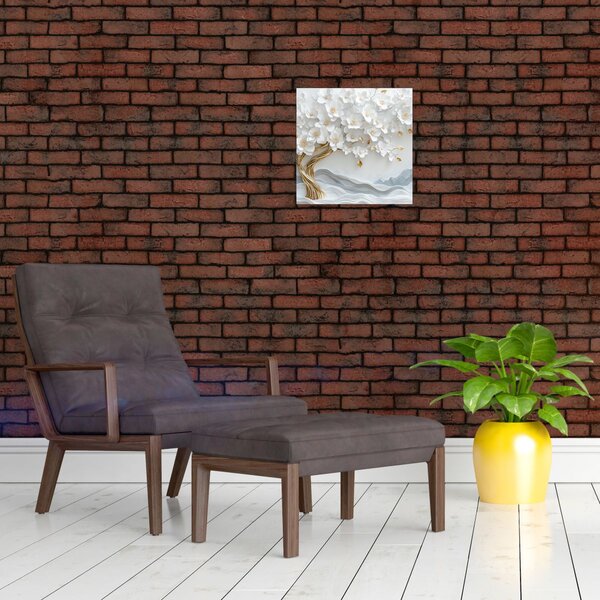 Obraz - 3D elegantní strom života (30x30 cm)